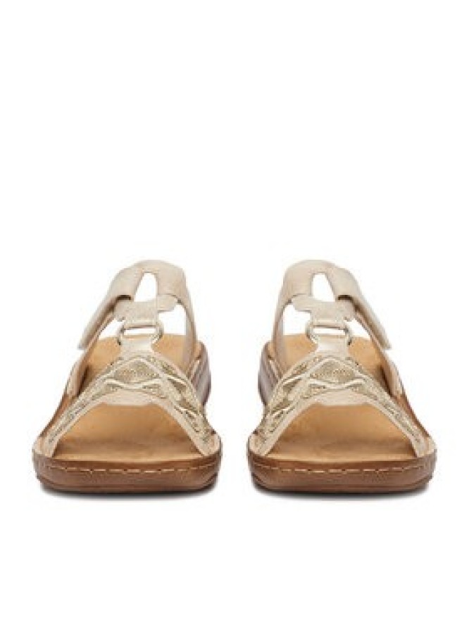 Rieker Klapki CEO-V2864-60 Złoty