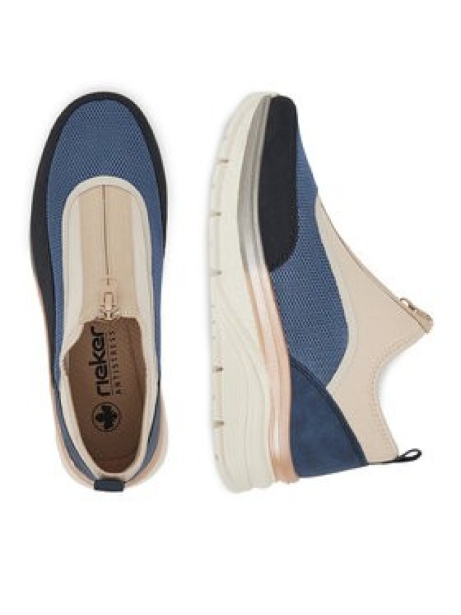 Rieker Sneakersy 48053-14 Granatowy