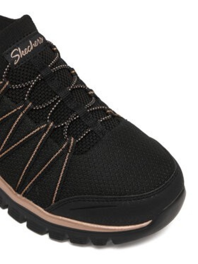 Skechers Sneakersy Graceful 100888/BKRG Czarny
