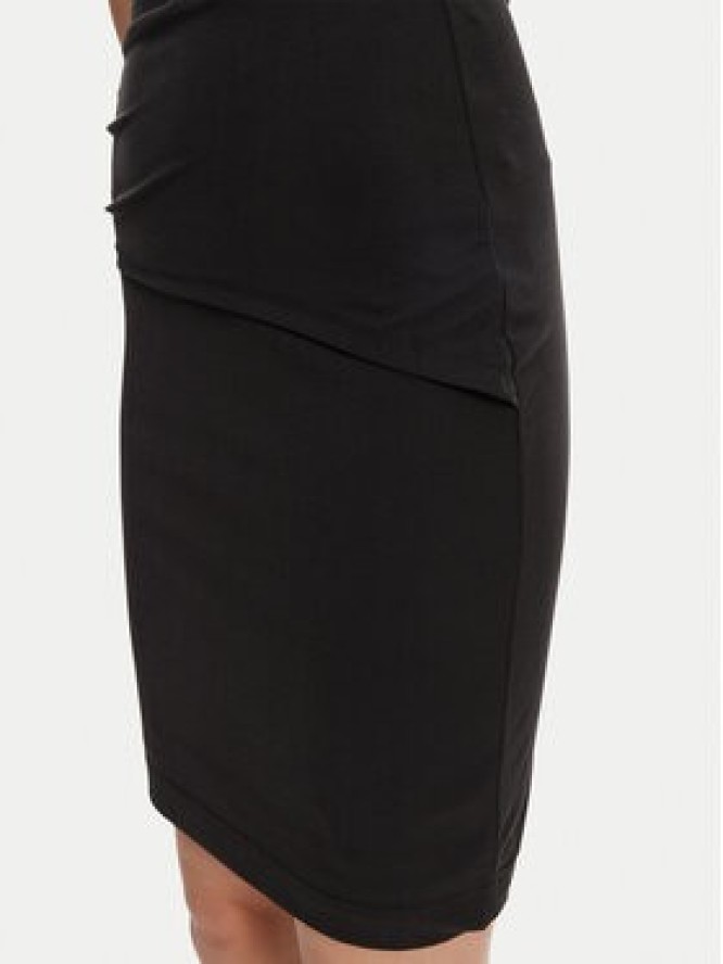 Guess Spódnica mini W5YD64 KAQL2 Czarny Regular Fit