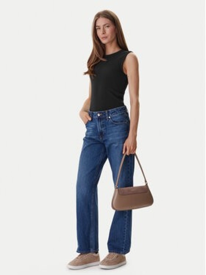 Calvin Klein Jeans Top LV047B265G Czarny Slim Fit