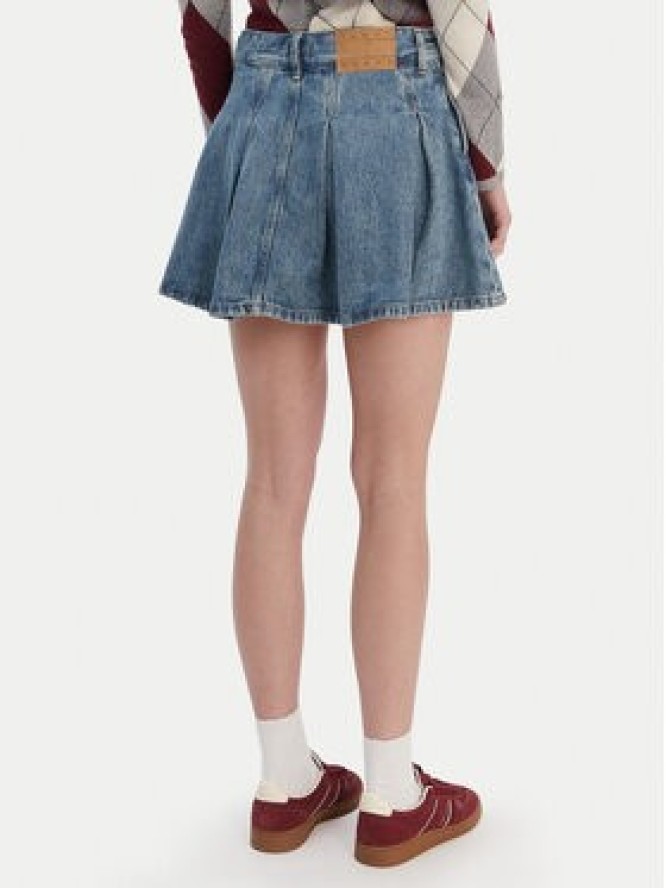 Tommy Jeans Spódnica jeansowa DW0DW21992 Niebieski Regular Fit