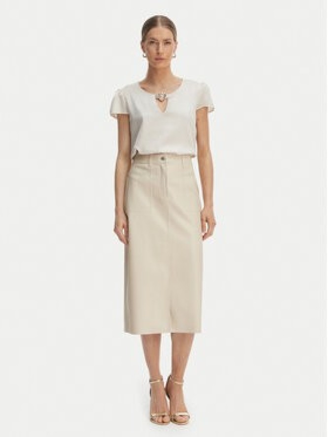 Rinascimento Bluzka CFC0127852003 Beżowy Regular Fit