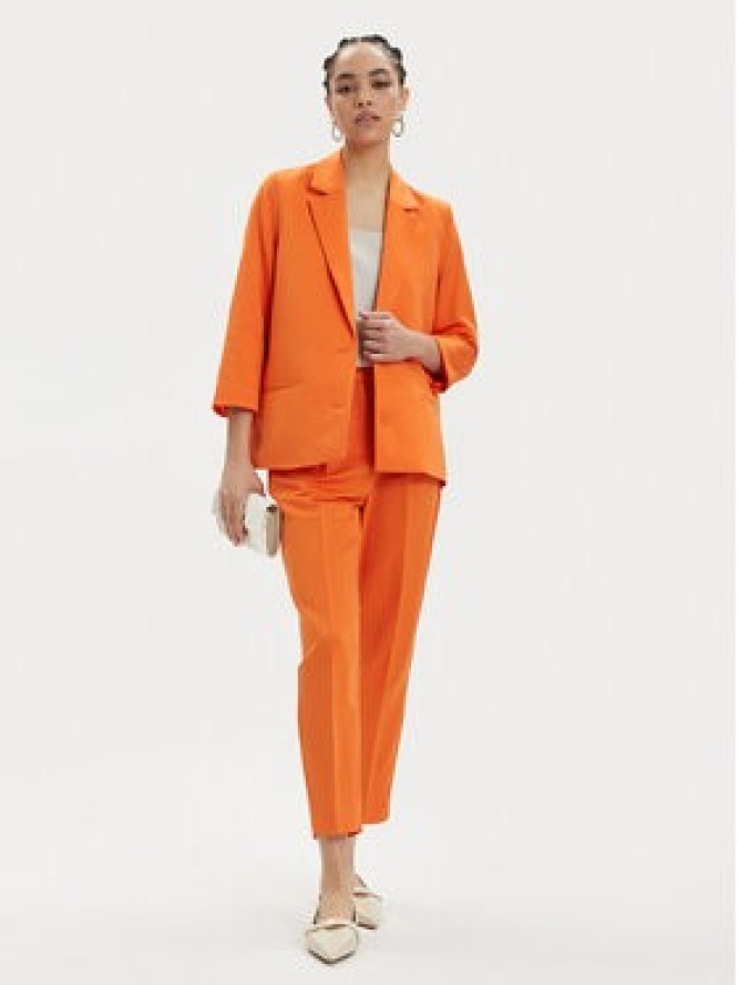 Tamaris Apparel Marynarka Craon TAW0511 Pomarańczowy Relaxed Fit