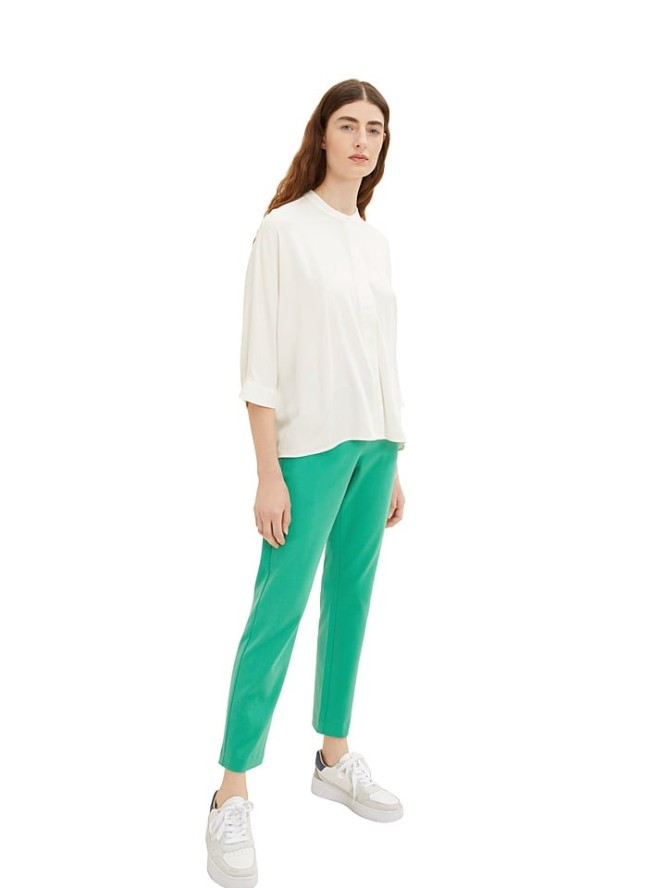 Tom Tailor Bluzka w kolorze kremowym rozmiar: 42