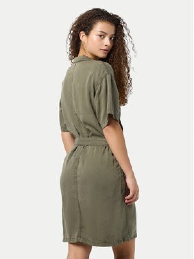 Noisy May Sukienka koszulowa Nera 27033063 Zielony Relaxed Fit