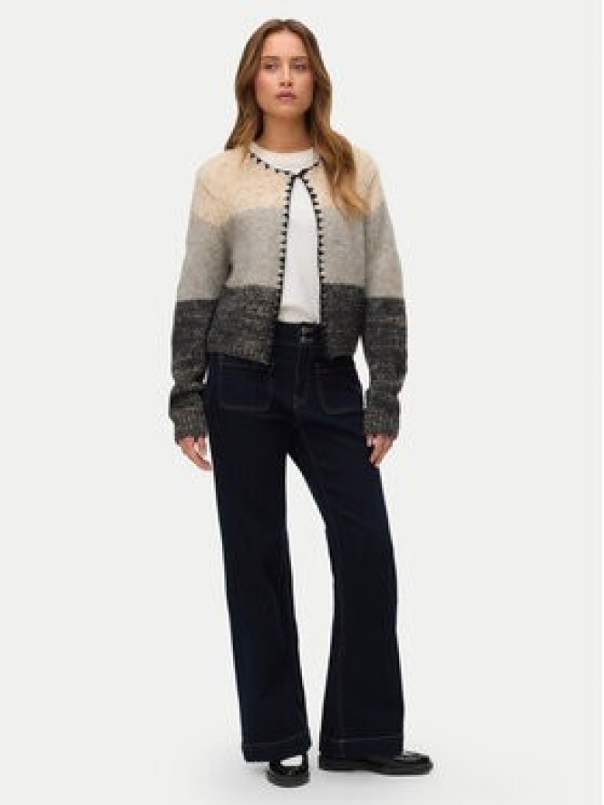 Vero Moda Sweter Jenna 10335750 Beżowy Standard Fit