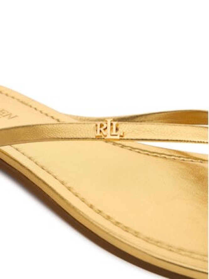 LAUREN RALPH LAUREN Japonki 802959563001 Złoty