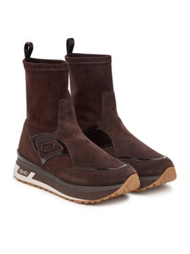 Liu Jo Sneakersy Maxi Wonder 104 BF6107 PX962 Brązowy