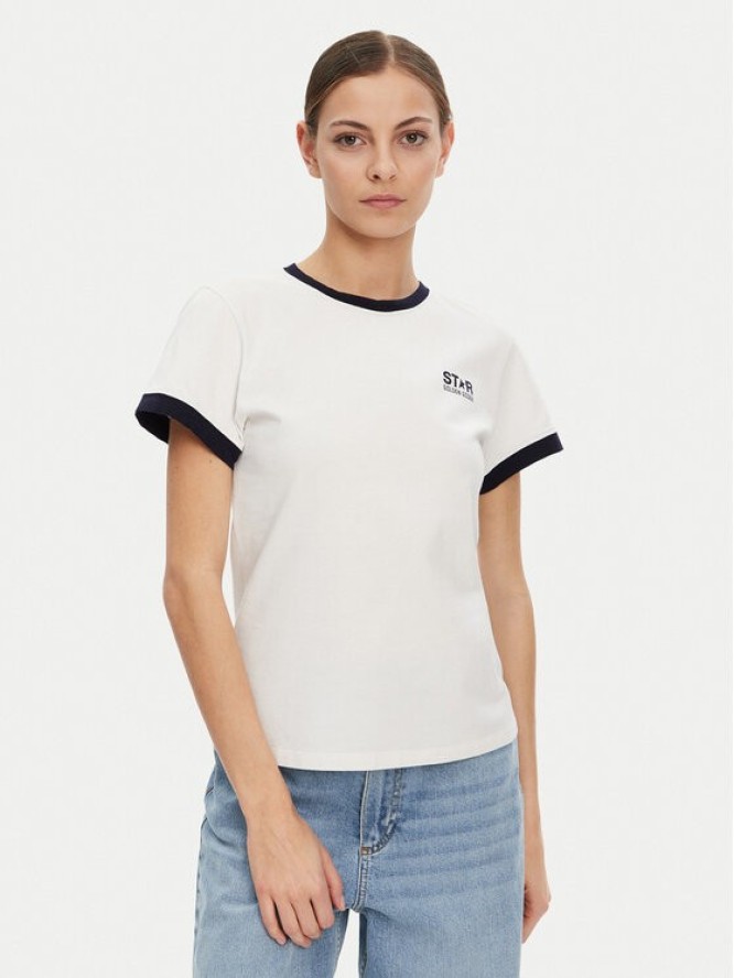 Golden Goose T-Shirt GWP01846.P001489.11782 Biały Regular Fit