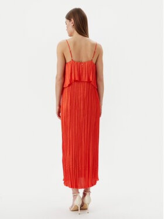 Lola Casademunt by Maite Sukienka letnia MS2516003 Pomarańczowy Regular Fit