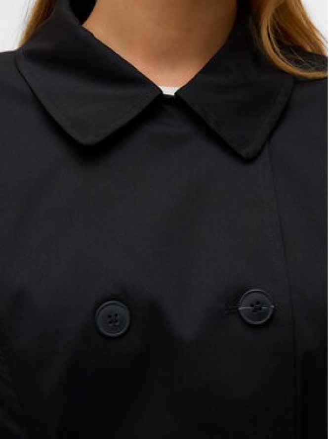 Vero Moda Trencz Chelsea 10329343 Czarny Regular Fit