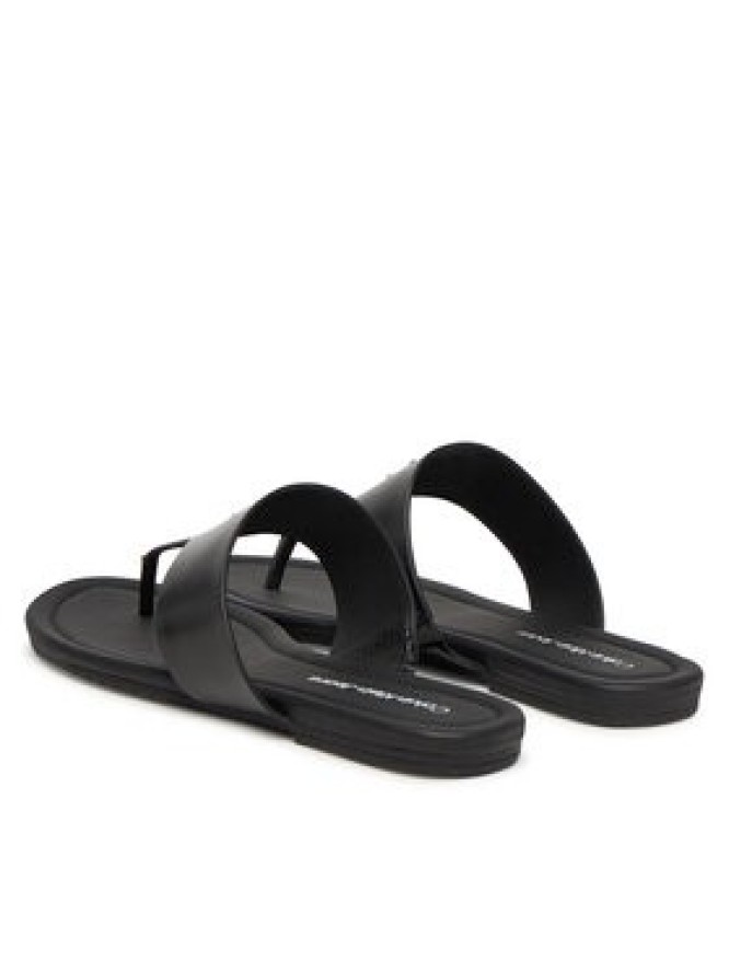 Calvin Klein Jeans Japonki Flat Sandal Toepost Mg YW0YW01691 Czarny
