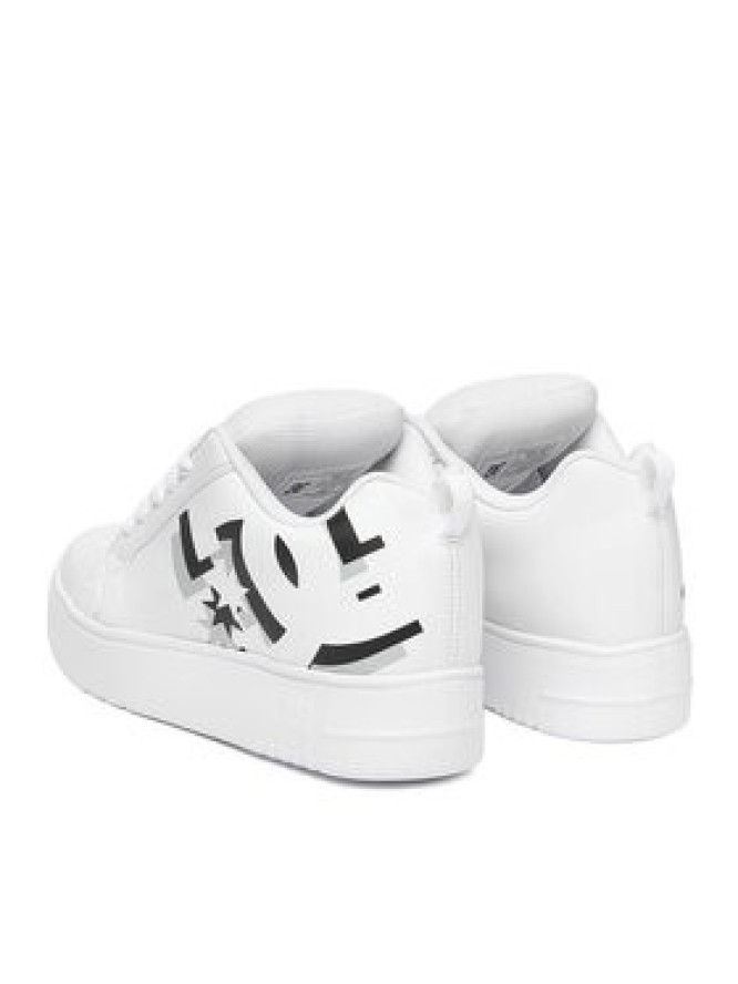 DC Shoes Sneakersy CEO-COURT GRAFFIK PLATFORM DC02422101 Biały