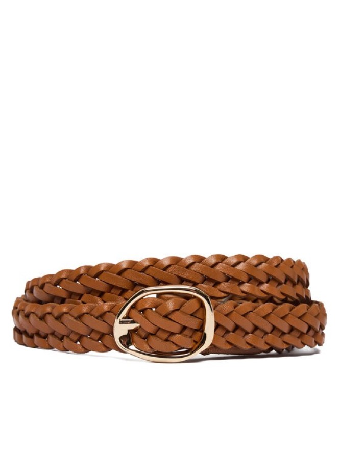 Tommy Hilfiger Pasek Th Sculpt 2.0 Woven AW0AW18696 Brązowy