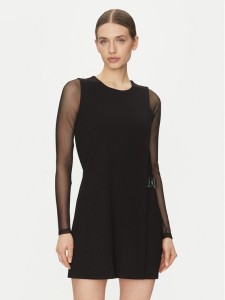 DKNY Sukienka koktajlowa DD4JBD29 Czarny Regular Fit