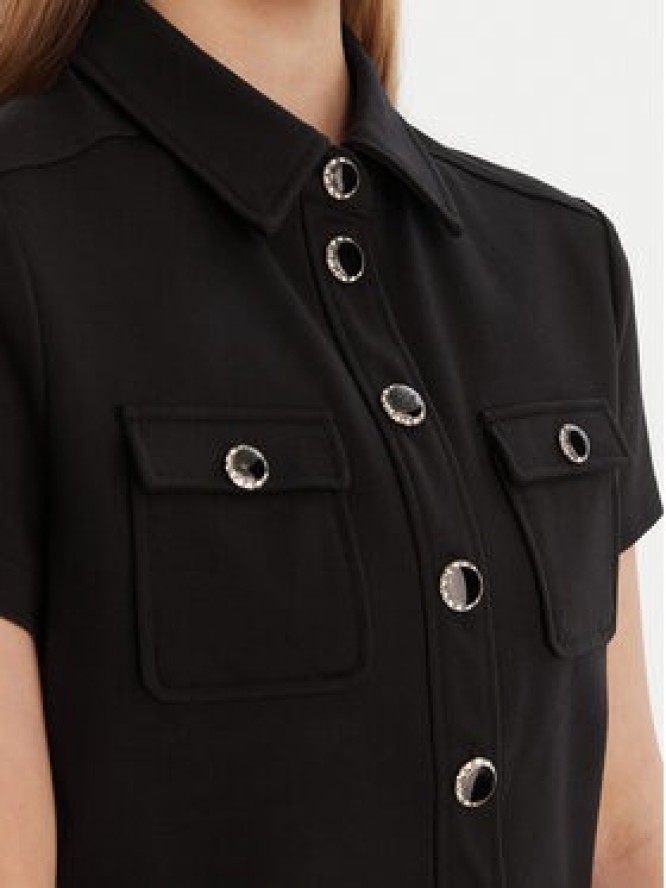 Guess Koszula W6RH83 KCMU2 Czarny Regular Fit