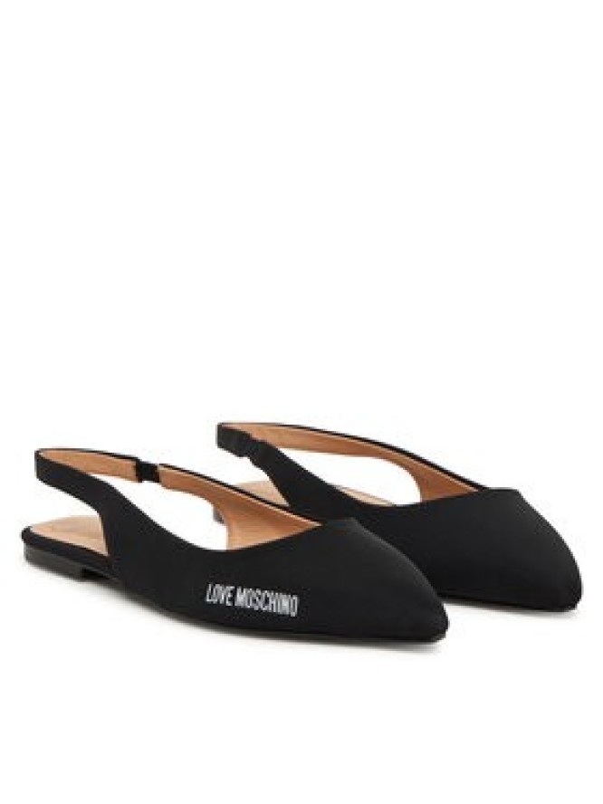 LOVE MOSCHINO Baleriny JA11021G1NIM000036 Czarny
