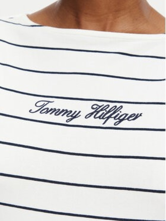 Tommy Hilfiger Top Classic WW0WW50947 Biały Regular Fit