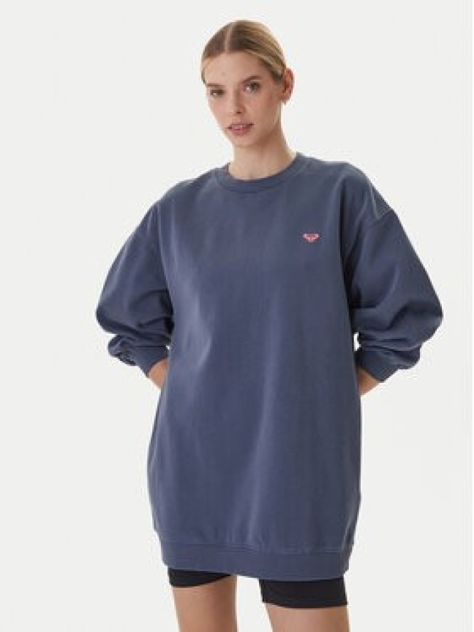 Roxy Bluza Saturday Night Vibes ERJFD03002 Niebieski Relaxed Fit
