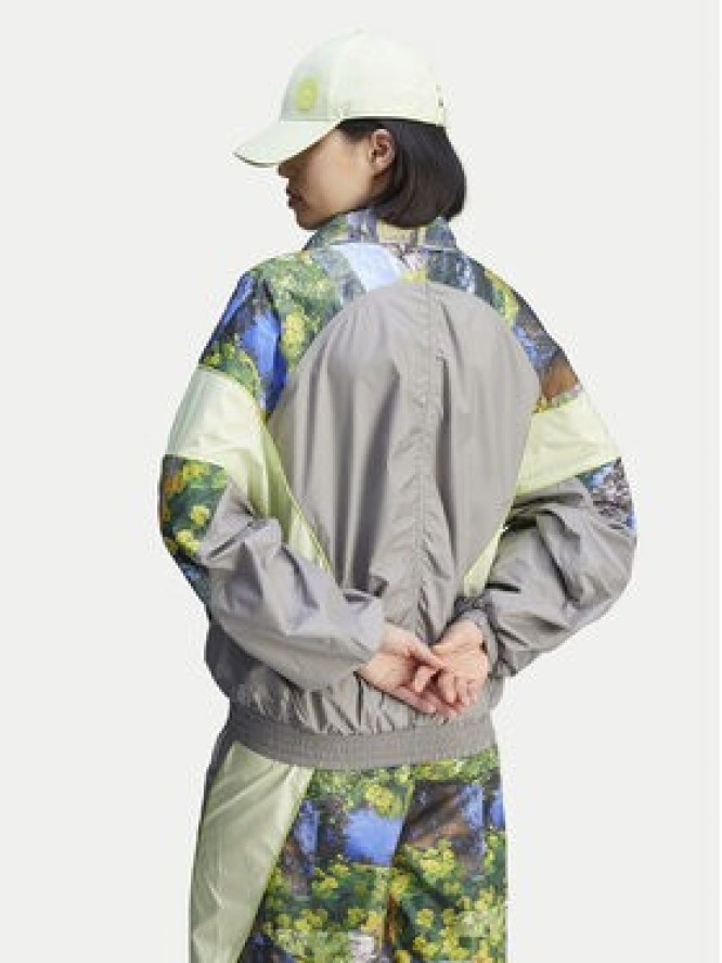 adidas by Stella McCartney Bluza Earth Collage JG5793 Szary Loose Fit