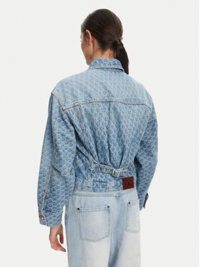 Calvin Klein Jeans Kurtka jeansowa LV047C782G Niebieski Oversize