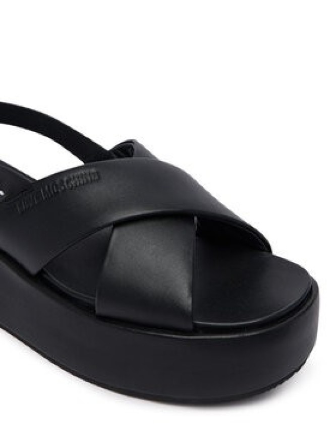 LOVE MOSCHINO Sandały JA16137I0OIA0000 Czarny