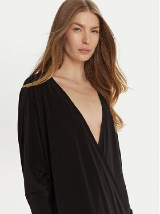 NORMA KAMALI Sukienka wieczorowa KK3243PLF85001 Czarny Regular Fit