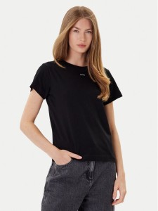 PINKO T-Shirt Basico 100373 A2RE Czarny Regular Fit