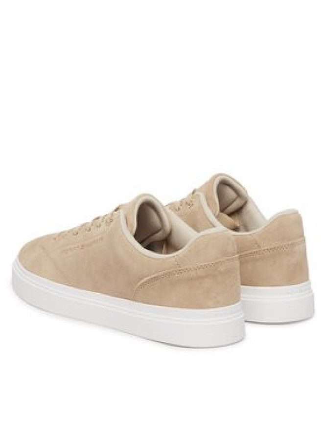 Tommy Hilfiger Sneakersy Th Feminine Cupsole Suede FW0FW09109 Beżowy
