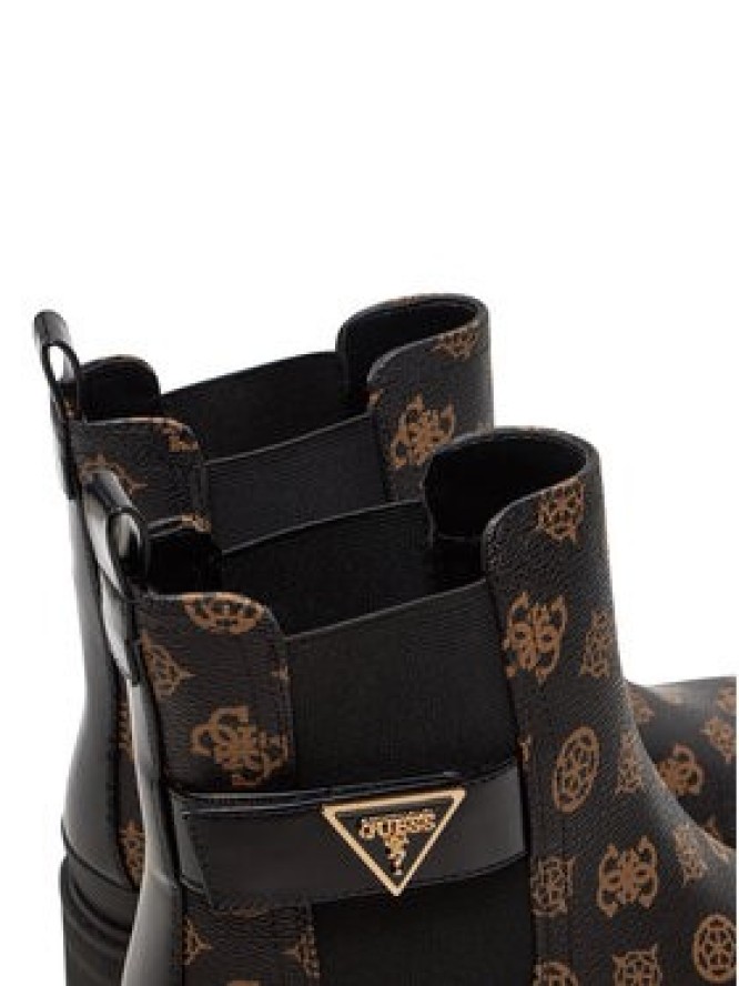 Guess Botki Bensly FLFBEN FAL10 Czarny