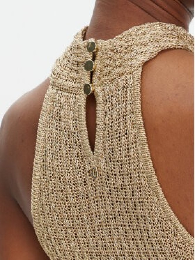 Guess Sweter W5YR39 Z24F0 Złoty Regular Fit