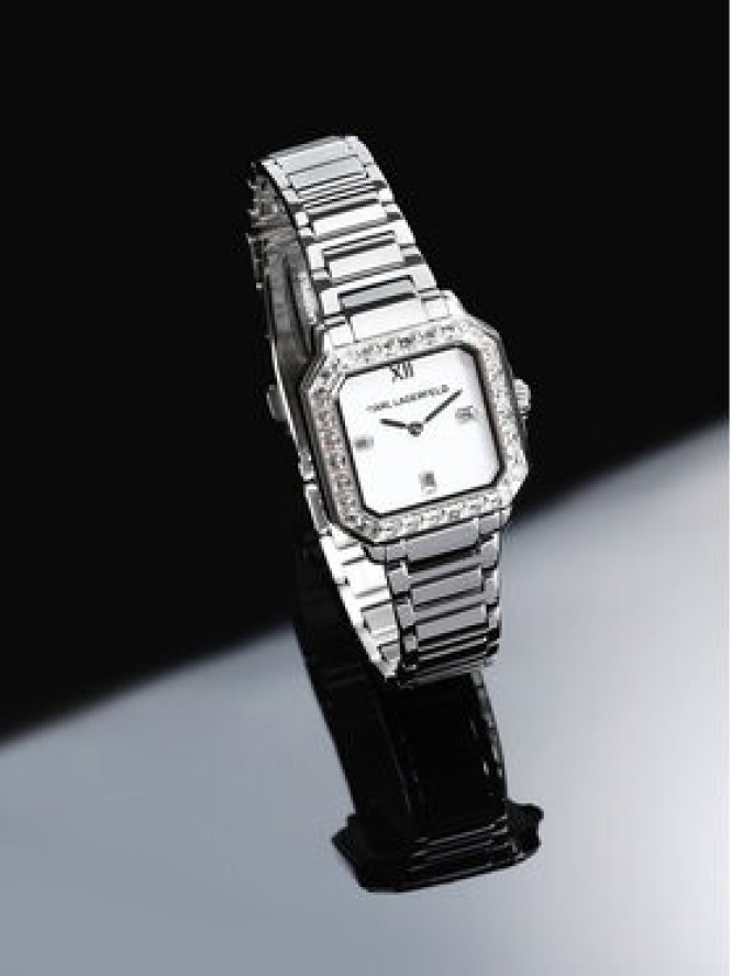 KARL LAGERFELD Zegarek R0553102503 Srebrny