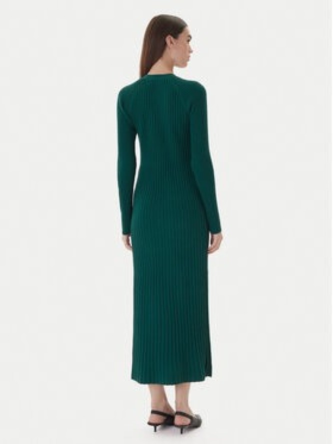 TWINSET Sukienka dzianinowa 252TT3400 Zielony Slim Fit