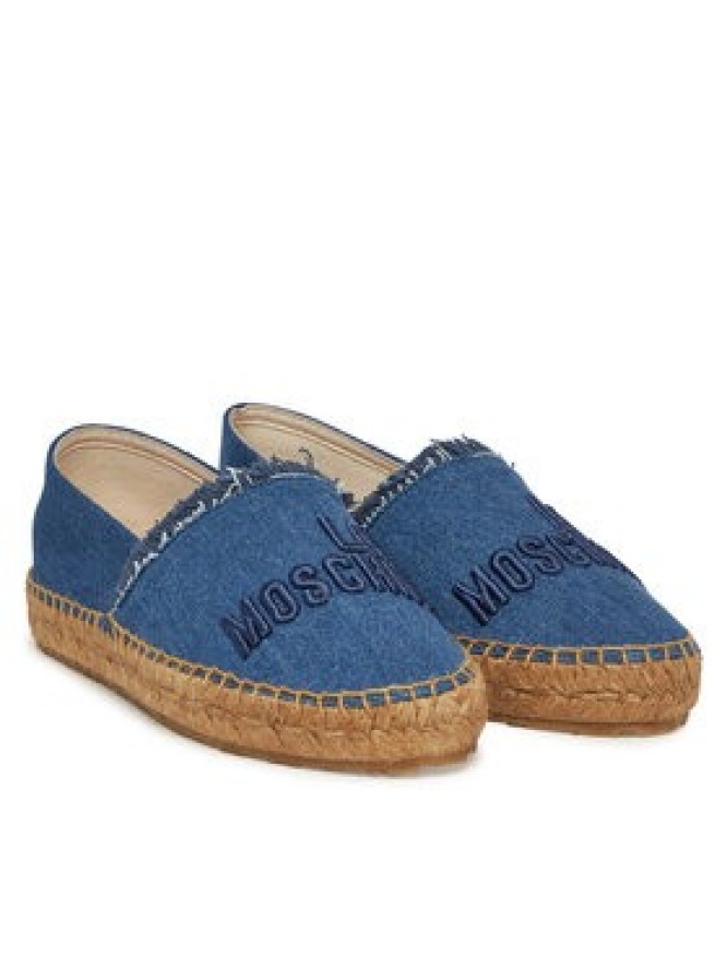 LOVE MOSCHINO Espadryle JA10262G0MJO5700 Niebieski