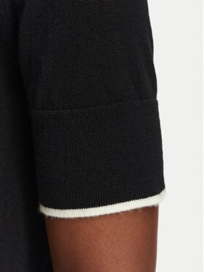 KARL LAGERFELD Sweter B3W18039 Czarny Regular Fit