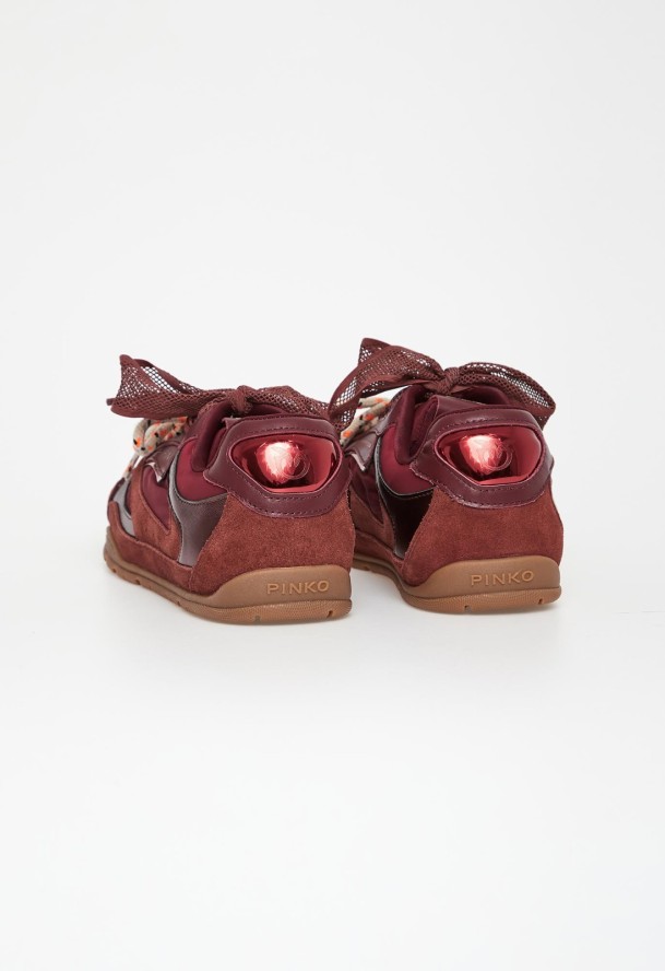Sneakersy damskie zamszowe PINKO