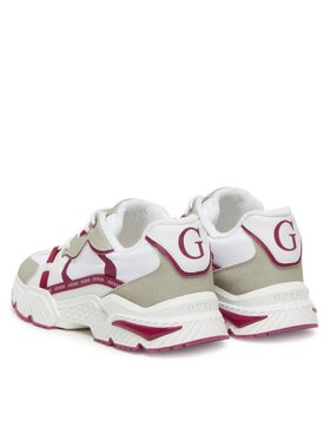 Guess Sneakersy FLJCAR ELE12 Biały