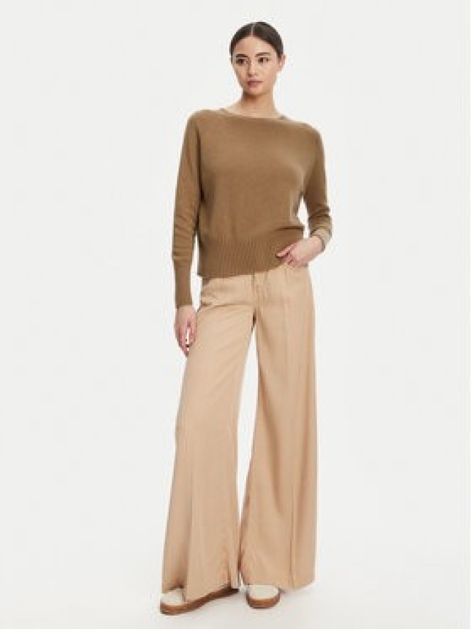 Marella Sweter Spider 2523366354 Brązowy Oversize