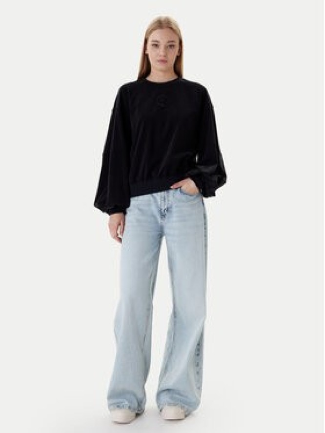 Guess Bluza W6RQ13 KD332 Czarny Regular Fit