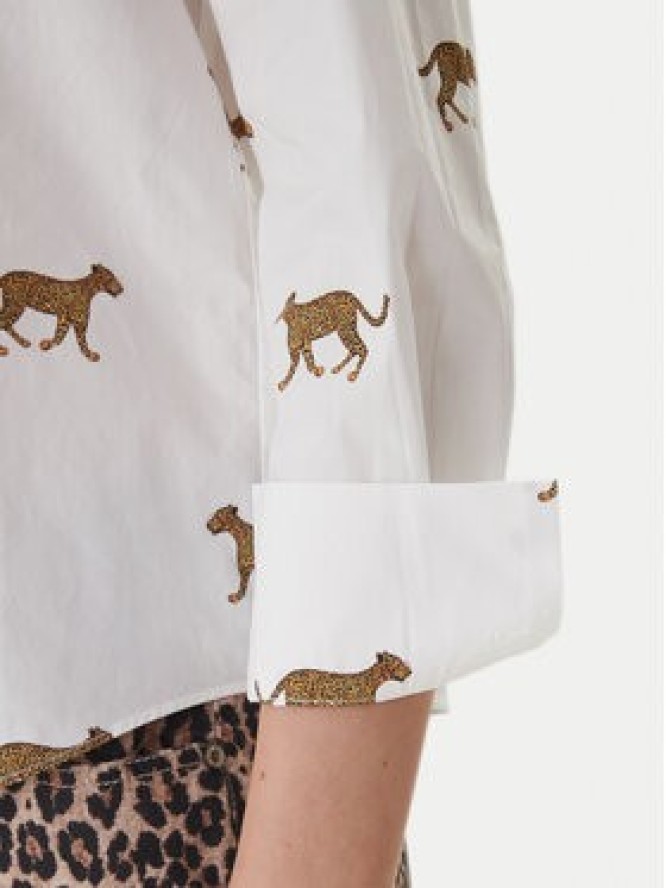 LOLA CASADEMUNT Koszula LS2615059 Biały Regular Fit