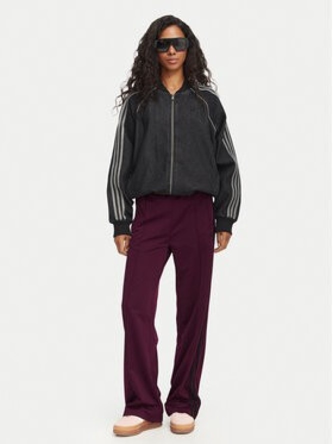 adidas Spodnie dresowe Firebird Loose Tracksuit KS4669 Bordowy Loose Fit