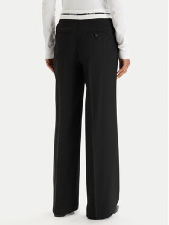 KARL LAGERFELD Spodnie materiałowe B1W10002 Czarny Regular Fit