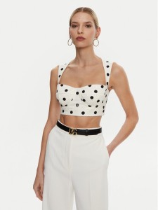 Dolce&Gabbana Top F7AA7T FSFNM Biały Regular Fit
