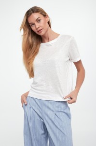 T-shirt damski lniany SPORTALM