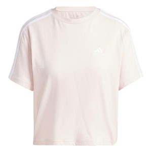Koszulka damska adidas Essentials 3-Stripes Single Jersey Crop Top