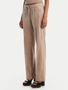 Juicy Couture Spodnie dresowe Tina JCWBJ126327 Beżowy Straight Leg