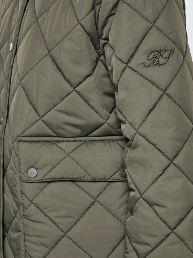 Kurtka damska bomber pikowana khaki Arona 303