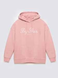 Bluza damska z kapturem różowa Raisa 601