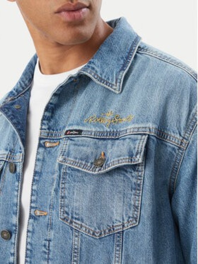 Guess Jeans Kurtka jeansowa M6BN56 D1872 Niebieski Regular Fit